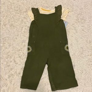 Girl Cat & Jack 2 piece jumpsuit